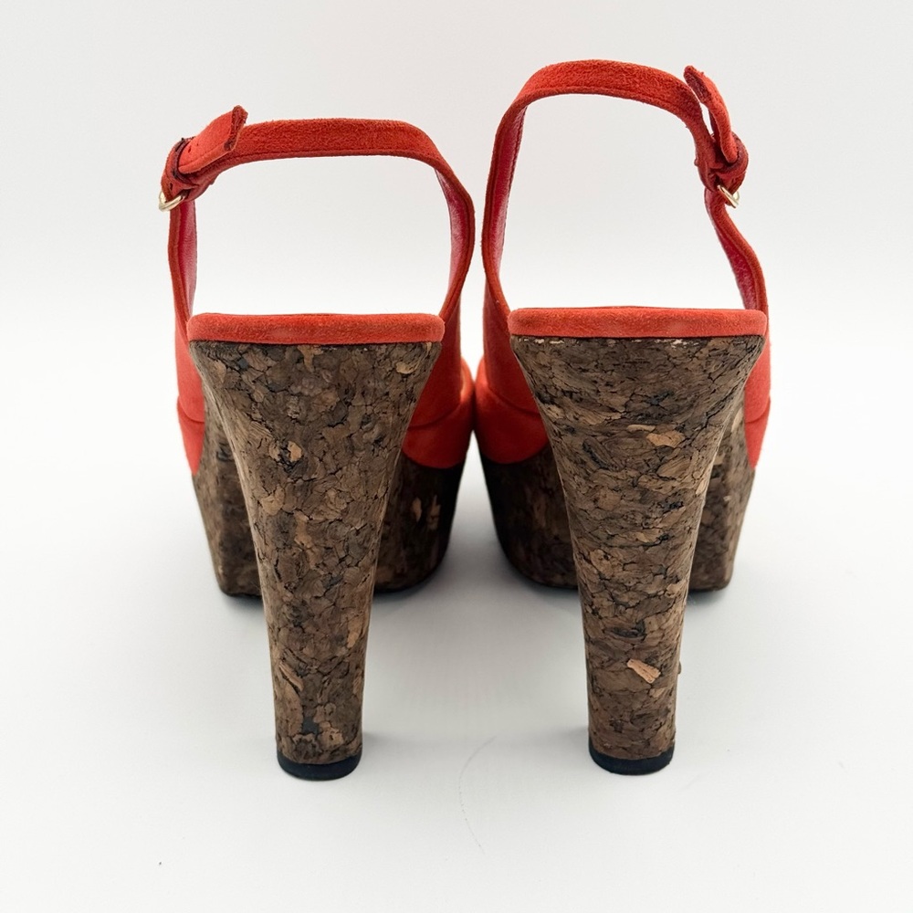 Gucci Orange and Brown Platform Sandals - Picture 5 of 10